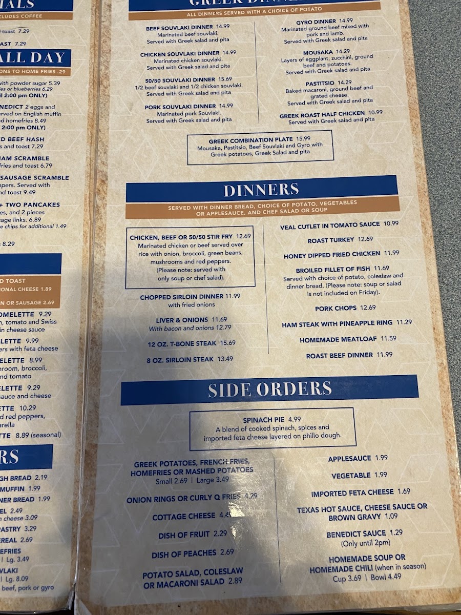 Sheridan Family Restaurant Menu - Image 4